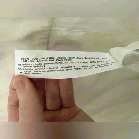 ZARA Poplin White Pleated Midi Dress Size L **Flaw see description - Picture 4 of 6